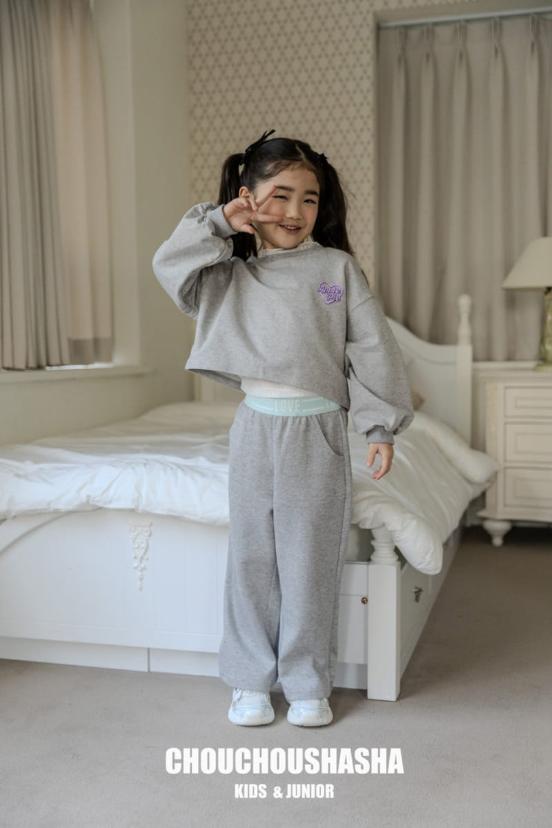 Chouchou Shasha - Korean Children Fashion - #kidsstore - Love Sweatshirt - 7