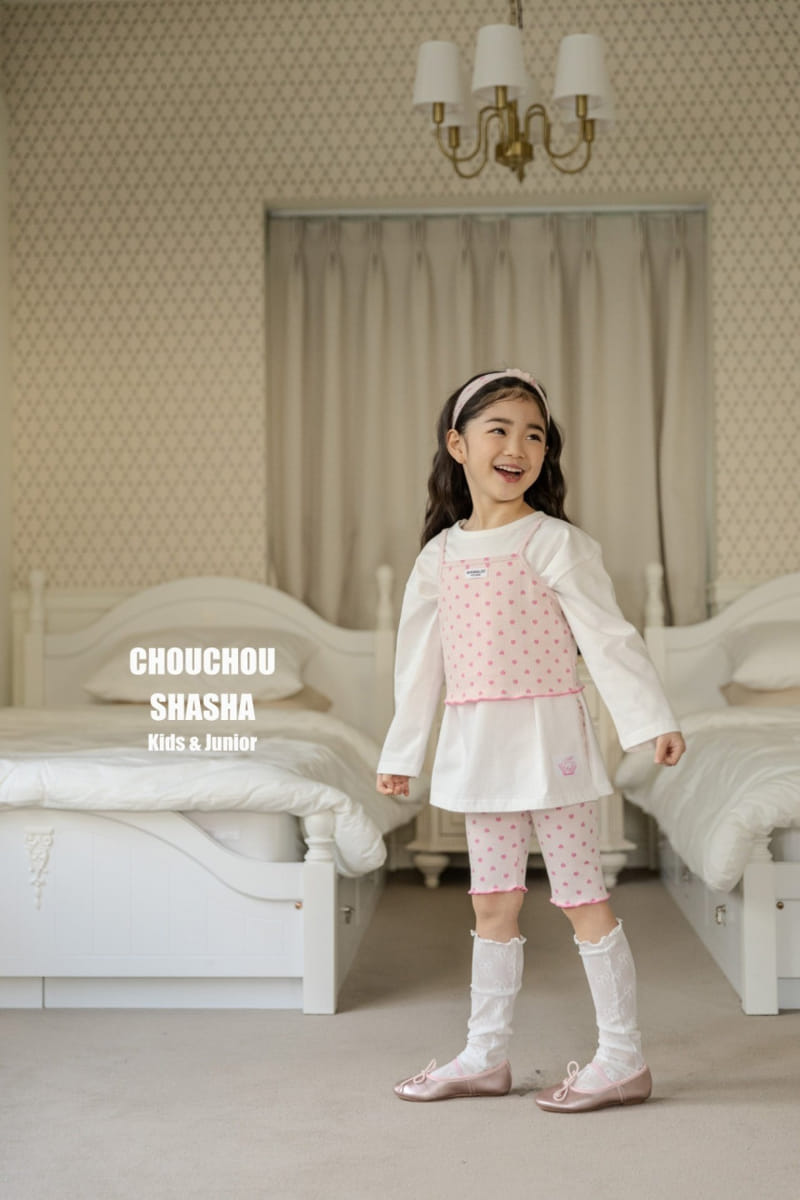 Chouchou Shasha - Korean Children Fashion - #kidsshorts - Issue Slit Tee - 4