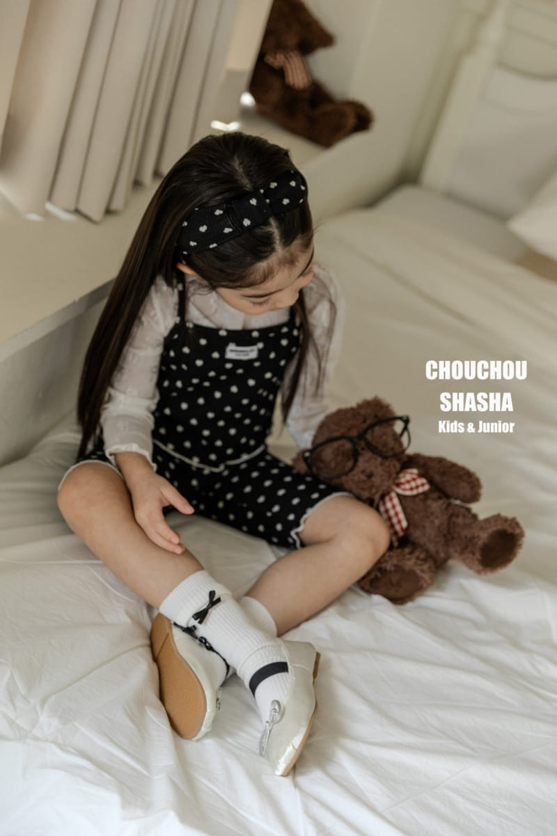 Chouchou Shasha - Korean Children Fashion - #kidsstore - Loving U Top Bottom Hair Band Set - 3