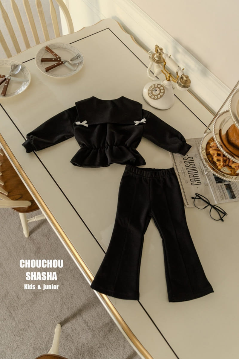 Chouchou Shasha - Korean Children Fashion - #kidsstore - Emily Top Bottom Set