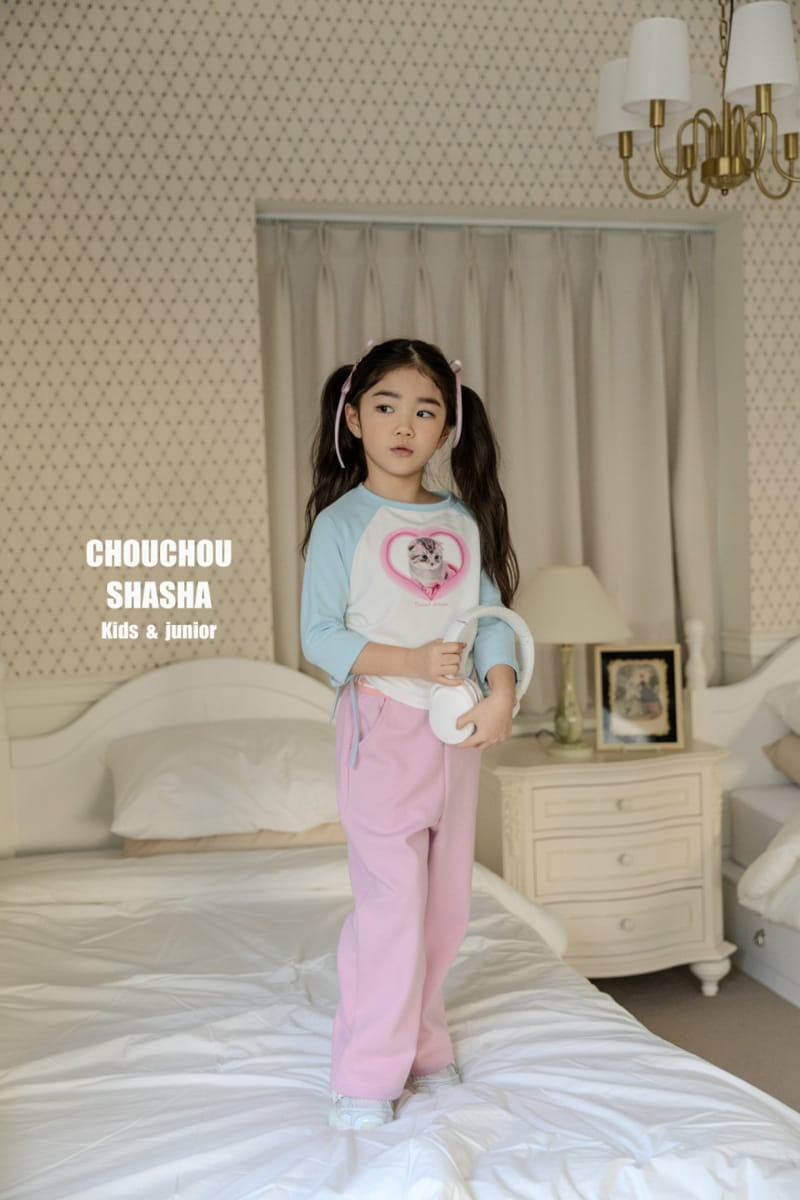 Chouchou Shasha - Korean Children Fashion - #kidzfashiontrend - Mew Raglan Tee - 10