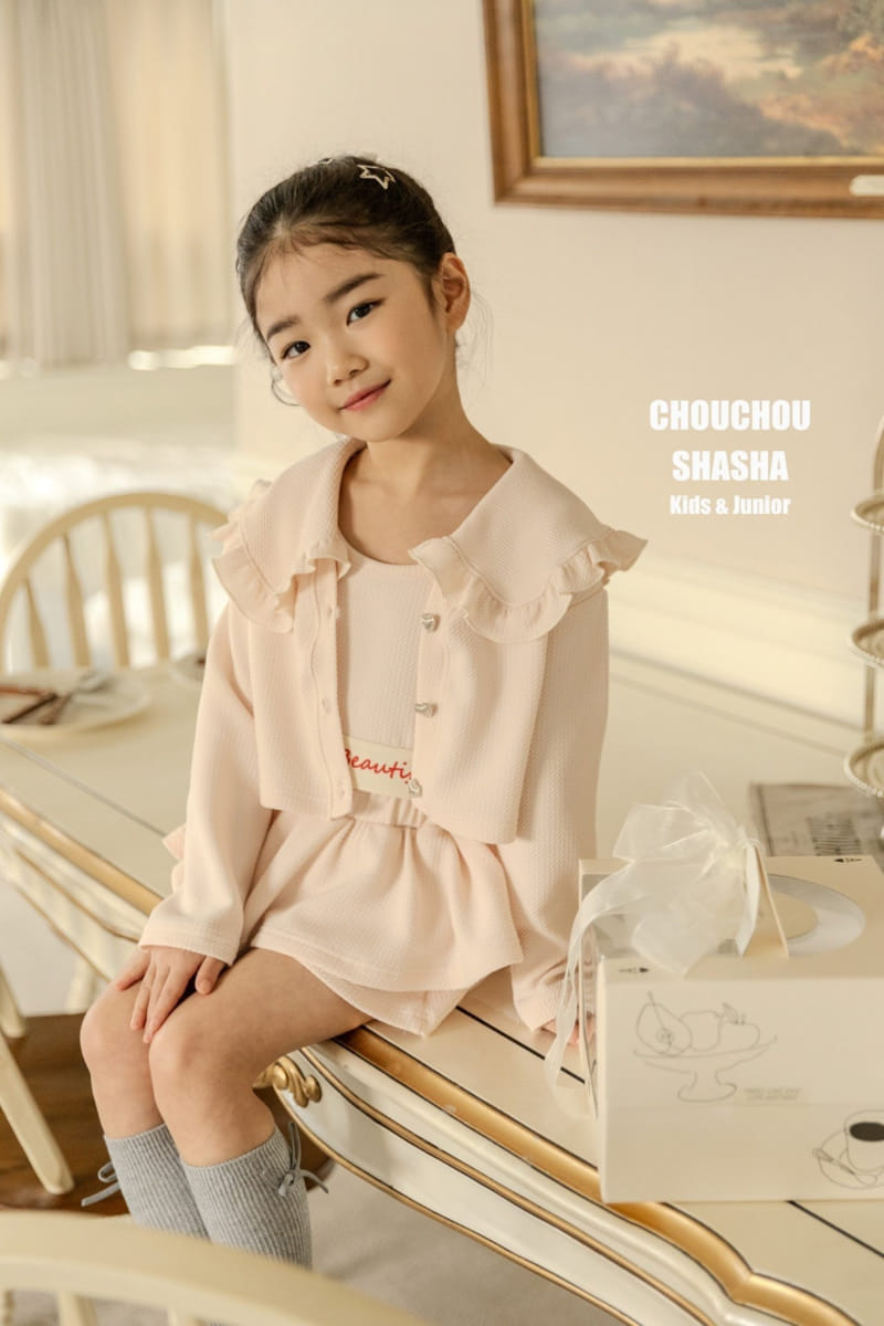 Chouchou Shasha - Korean Children Fashion - #kidzfashiontrend - Beautiful Top Bottom Set  - 3