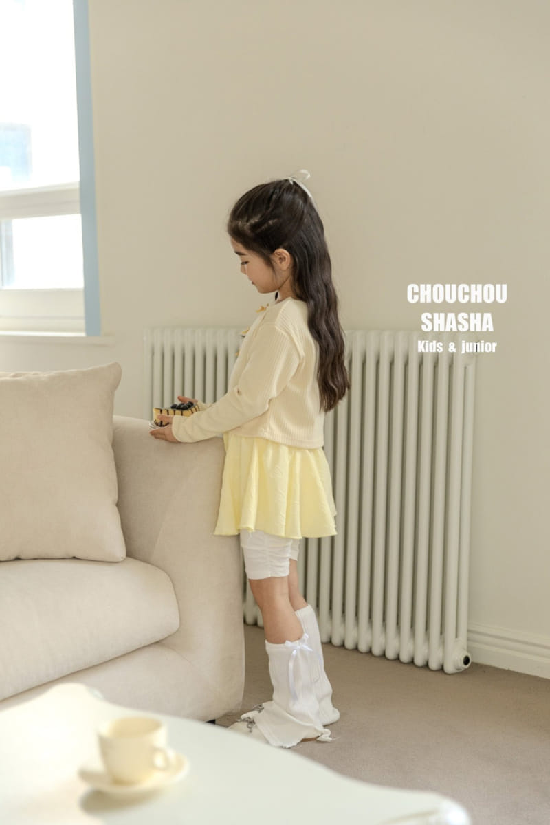 Chouchou Shasha - Korean Children Fashion - #littlefashionista - Heart Skirt Leggigns - 6