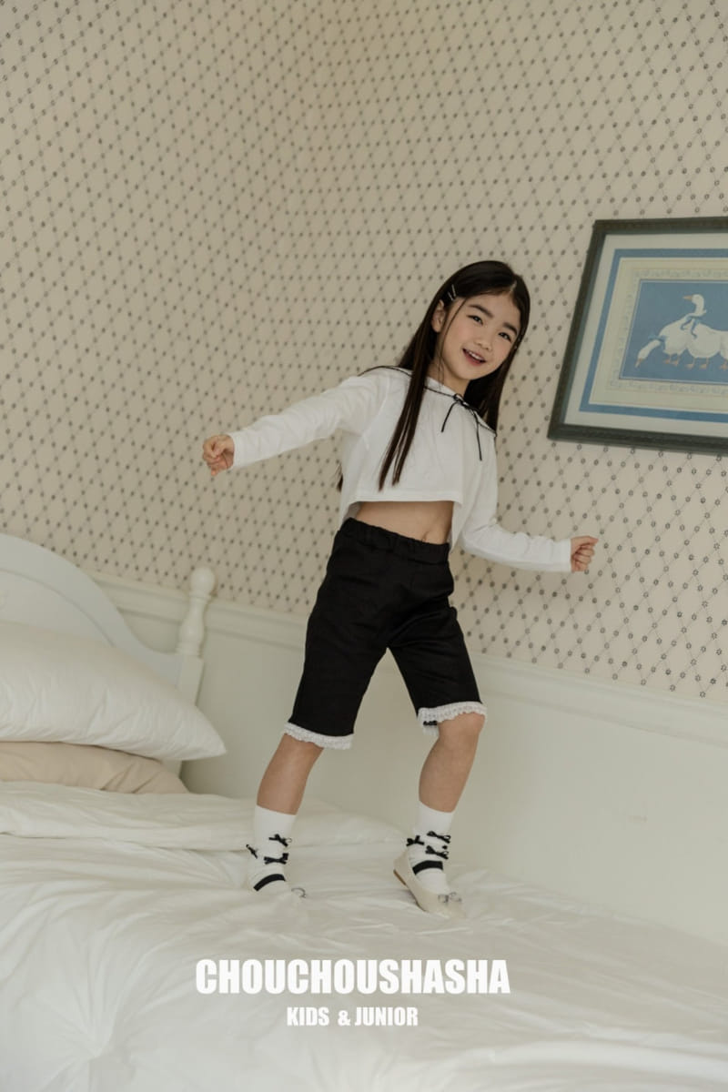 Chouchou Shasha - Korean Children Fashion - #littlefashionista - Miu Collar Tee - 8