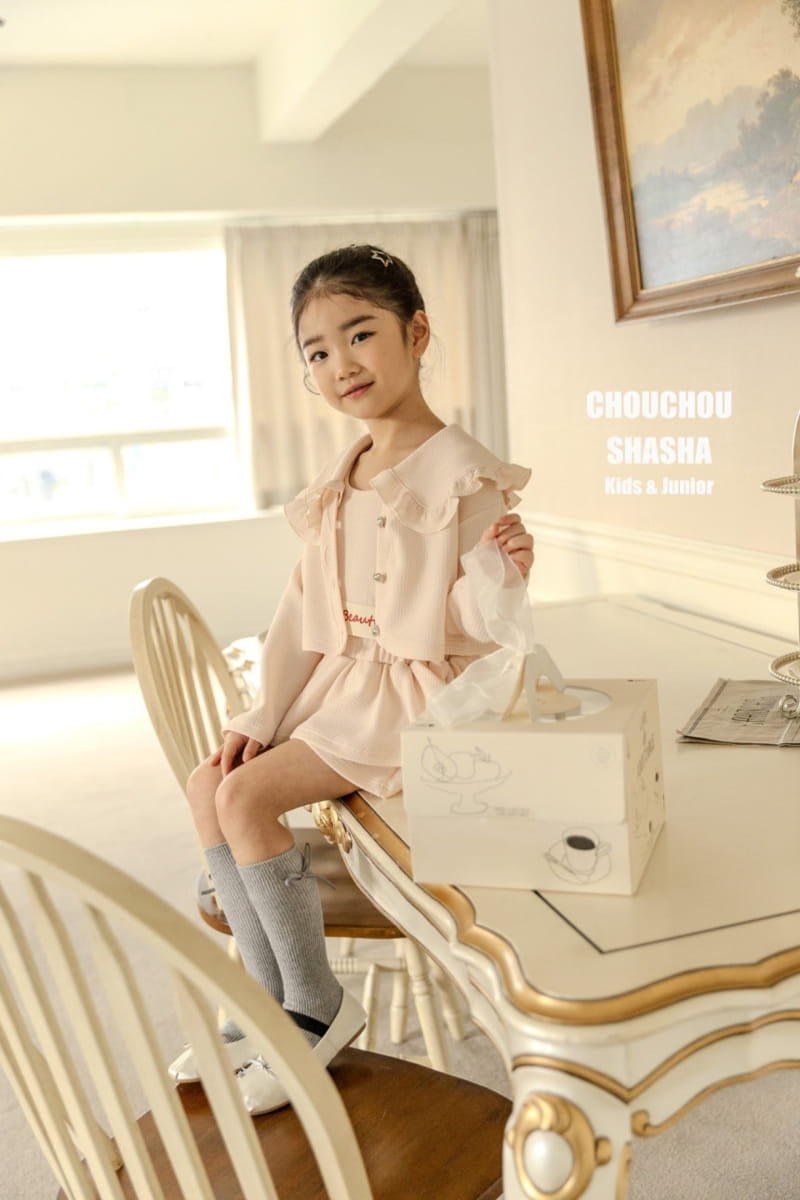 Chouchou Shasha - Korean Children Fashion - #littlefashionista - Beautiful Top Bottom Set  - 5