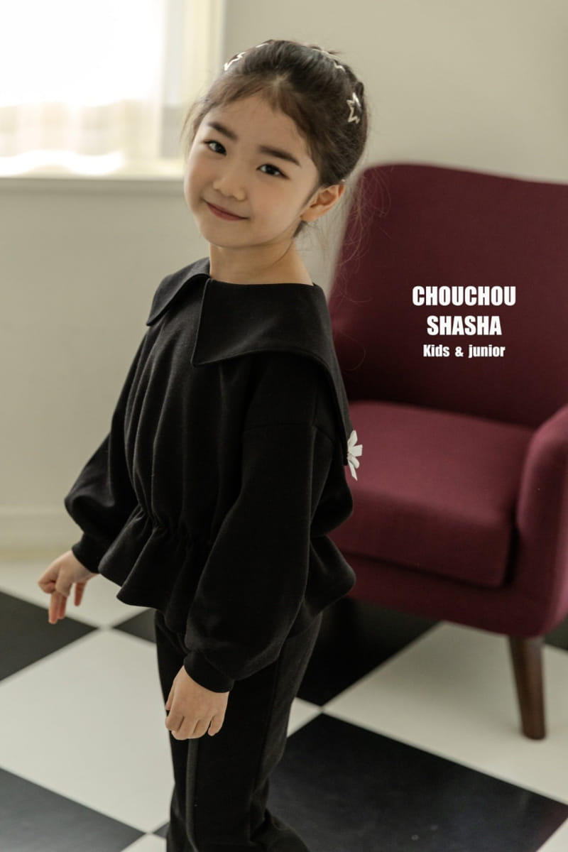 Chouchou Shasha - Korean Children Fashion - #Kfashion4kids - Emily Top Bottom Set - 4