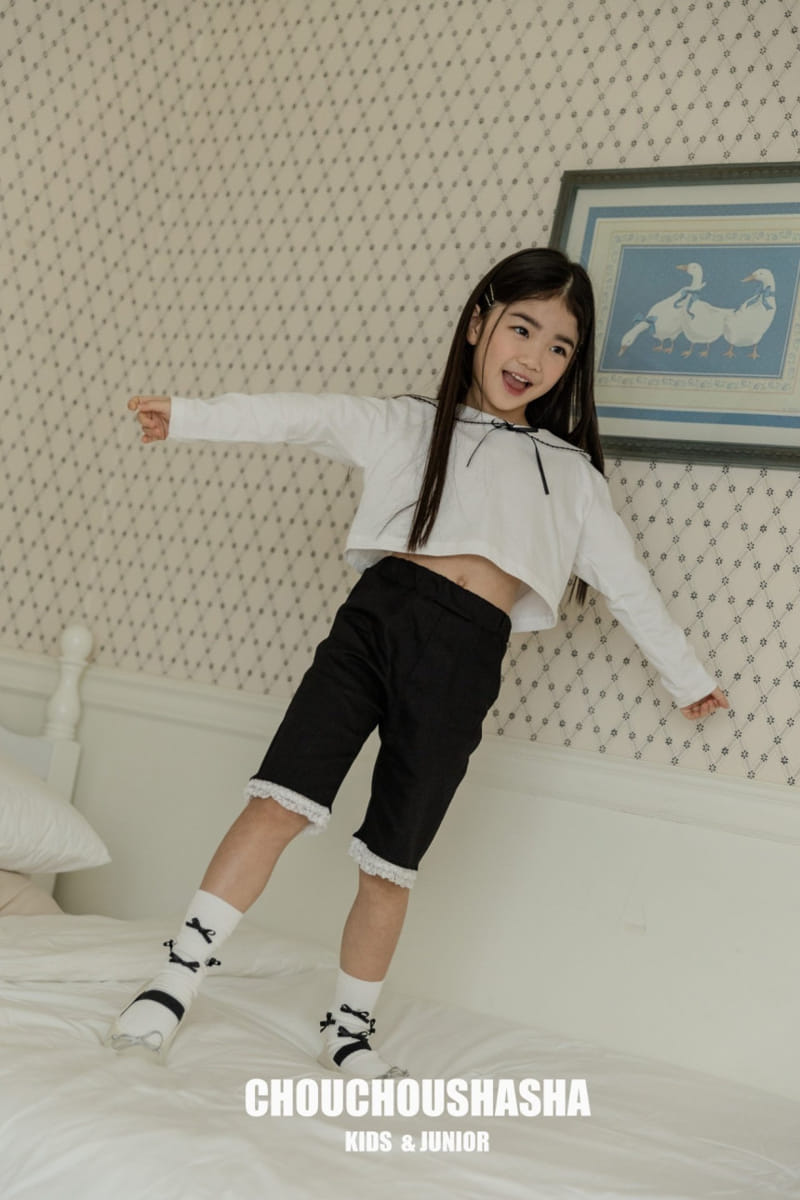 Chouchou Shasha - Korean Children Fashion - #magicofchildhood - Miu Collar Tee - 9
