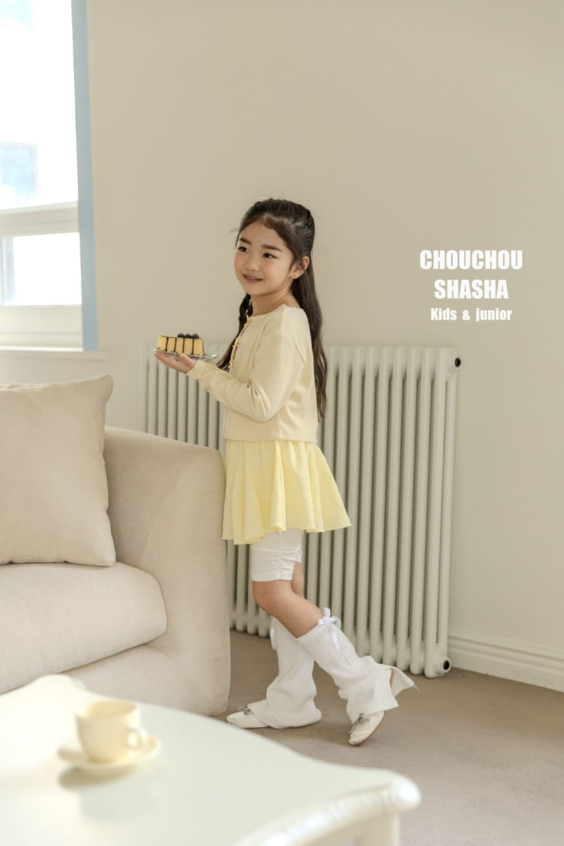 Chouchou Shasha - Korean Children Fashion - #minifashionista - Heart Skirt Leggigns - 8