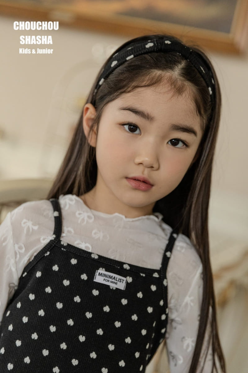 Chouchou Shasha - Korean Children Fashion - #minifashionista - Loving U Top Bottom Hair Band Set - 8