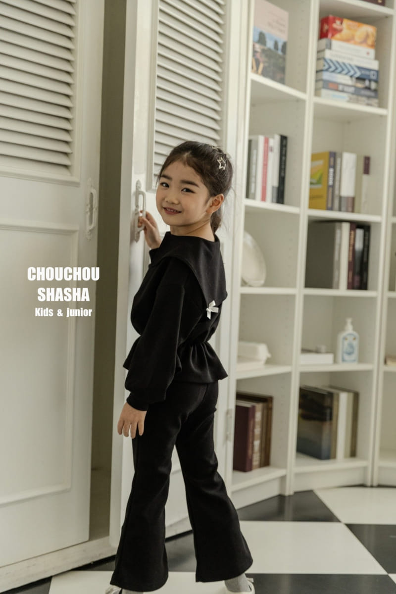 Chouchou Shasha - Korean Children Fashion - #minifashionista - Emily Top Bottom Set - 6