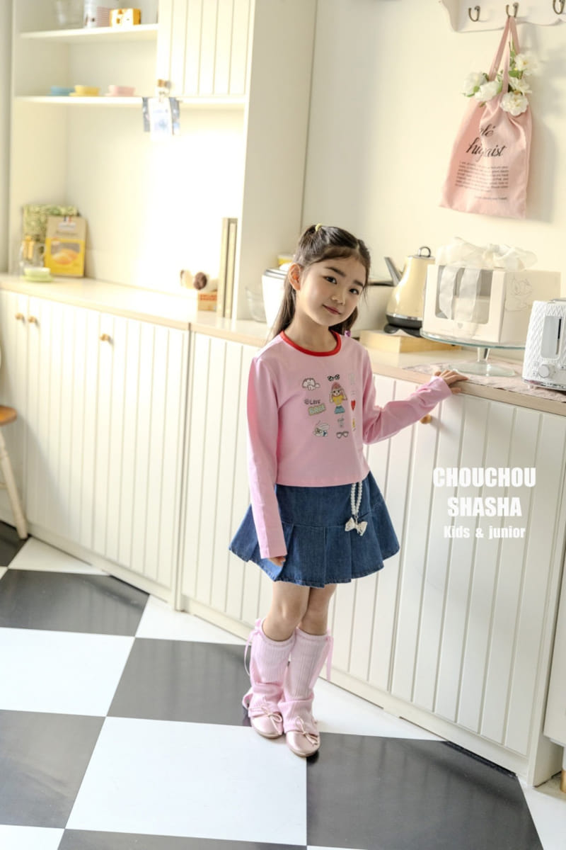 Chouchou Shasha - Korean Children Fashion - #prettylittlegirls - Forever Tee - 5
