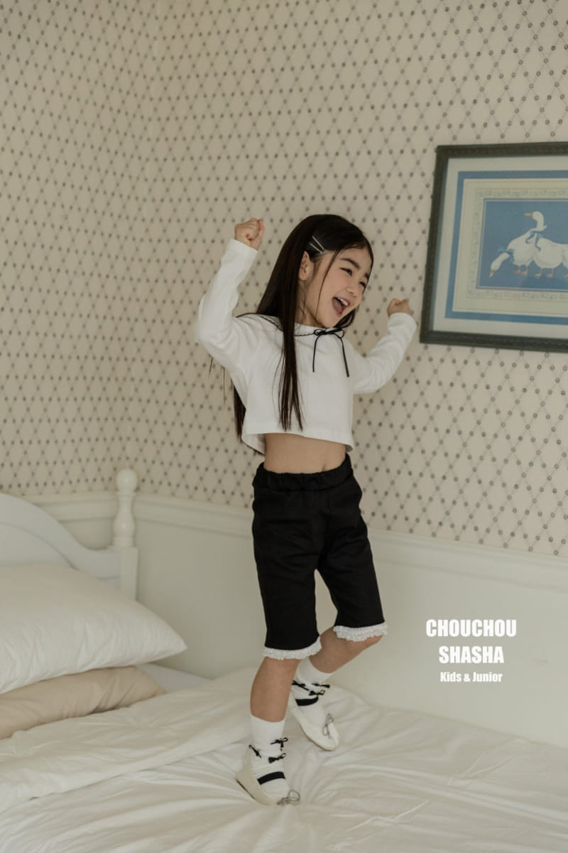 Chouchou Shasha - Korean Children Fashion - #prettylittlegirls - Miu Collar Tee - 11