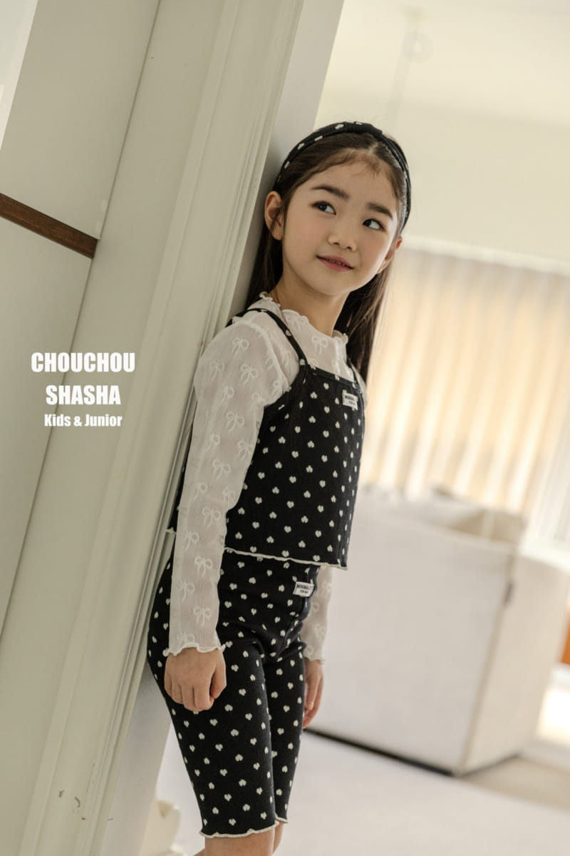 Chouchou Shasha - Korean Children Fashion - #prettylittlegirls - Loving U Top Bottom Hair Band Set  - 9