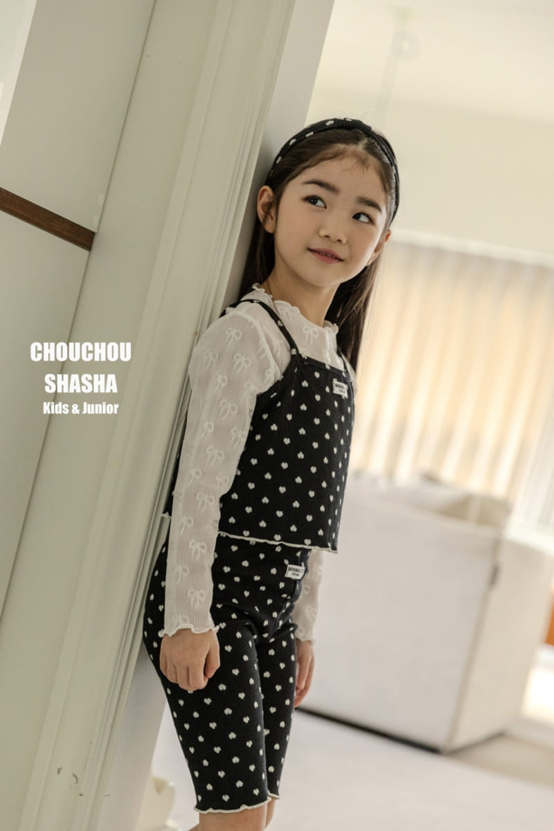 Chouchou Shasha - Korean Children Fashion - #prettylittlegirls - Loving U Top Bottom Hair Band Set - 9