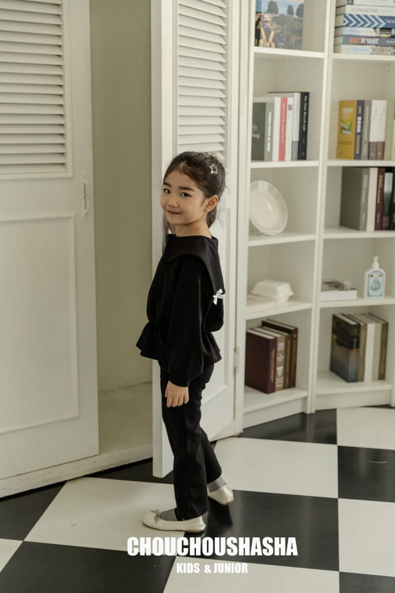 Chouchou Shasha - Korean Children Fashion - #todddlerfashion - Emily Top Bottom Set - 8
