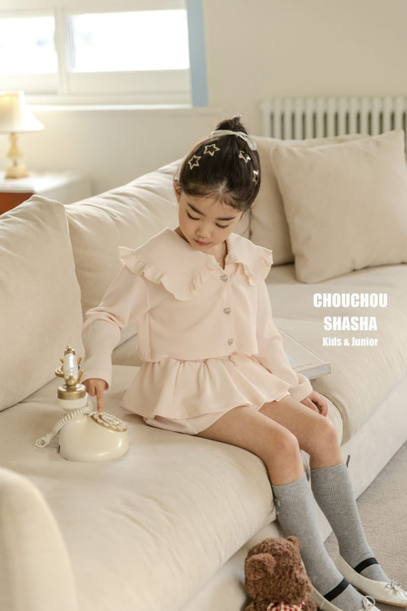 Chouchou Shasha - Korean Children Fashion - #toddlerclothing - Beautiful Top Bottom Set  - 10