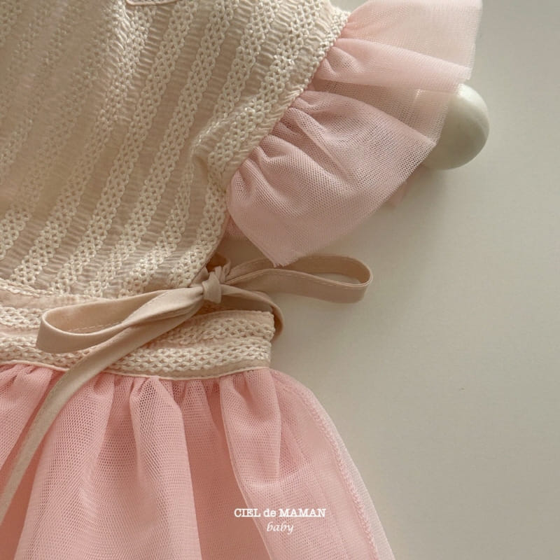 Ciel De Maman - Korean Children Fashion - #todddlerfashion - Twinkle Sha One-Piece - 5