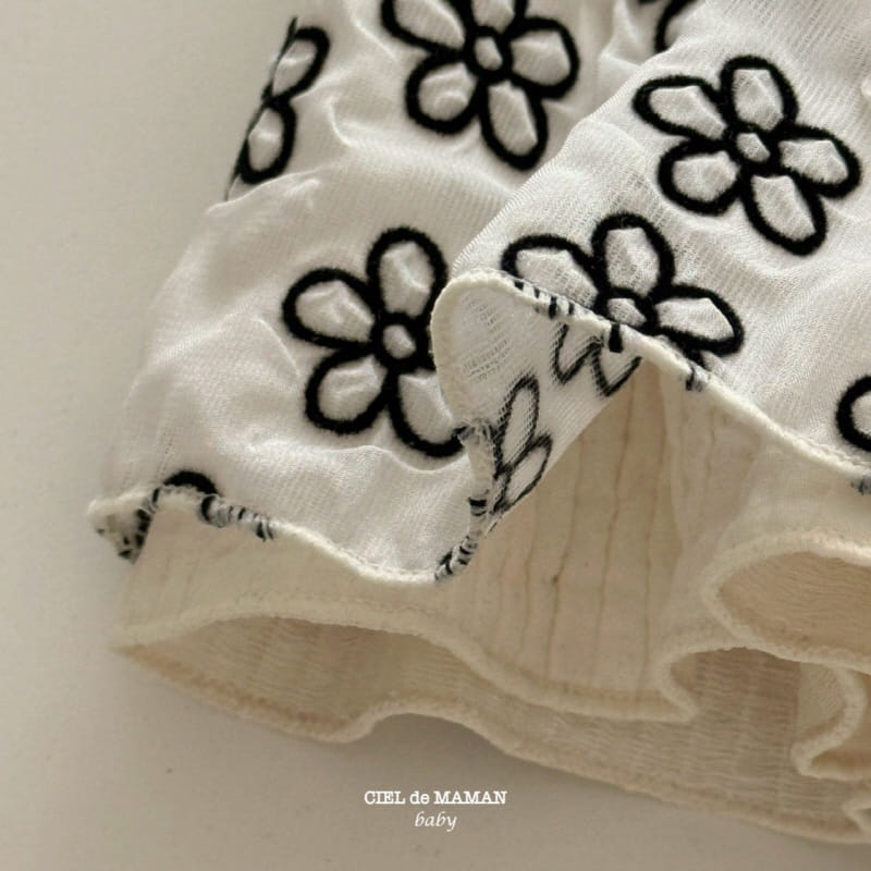 Ciel De Maman - Korean Children Fashion - #todddlerfashion - Flower Vest - 3
