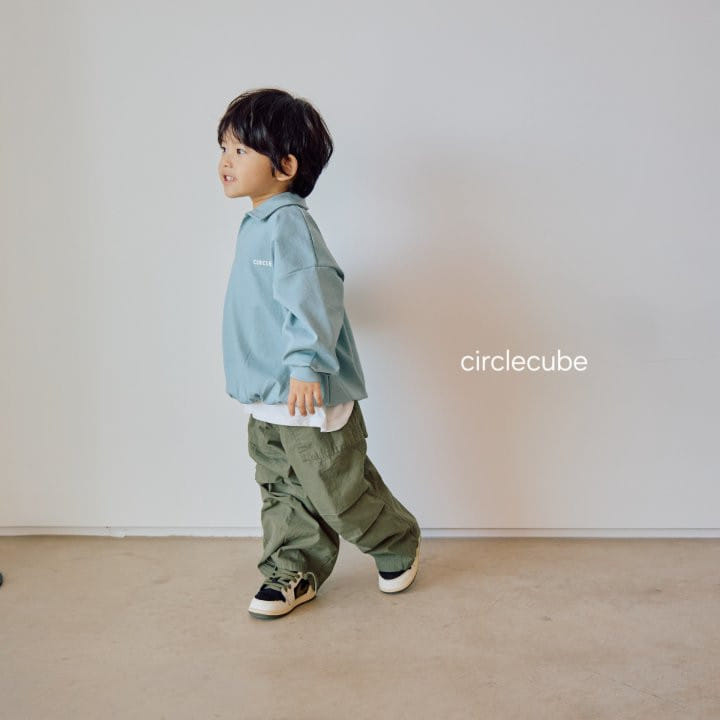 Circle Cube - Korean Children Fashion - #childofig - Terry Collar Tee - 8