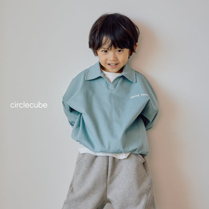 Circle Cube - Korean Children Fashion - #designkidswear - Terry Collar Tee - 10