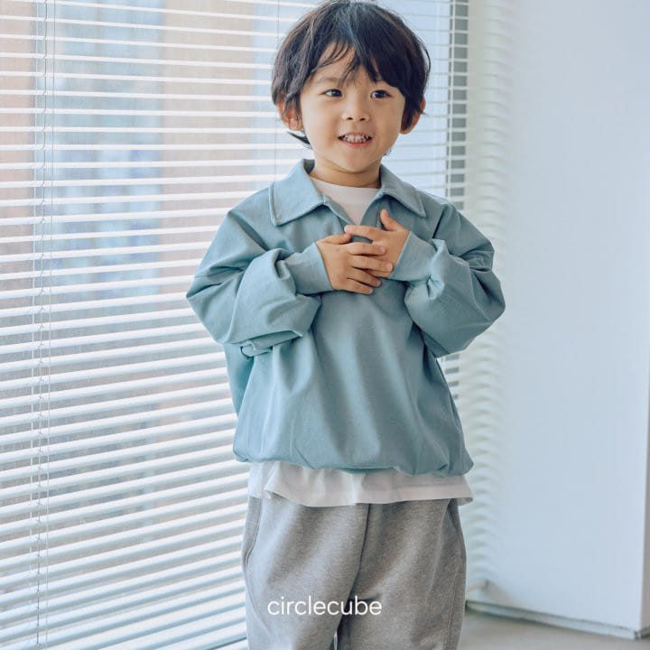 Circle Cube - Korean Children Fashion - #discoveringself - Terry Collar Tee - 11