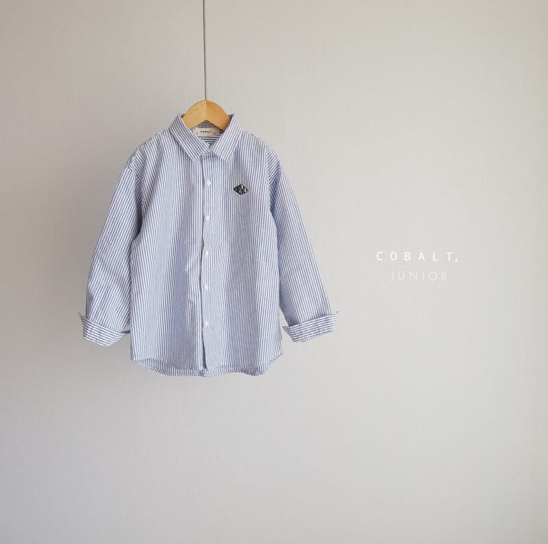 Cobalt - Korean Children Fashion - #childofig - C Embroidery Shirt - 5