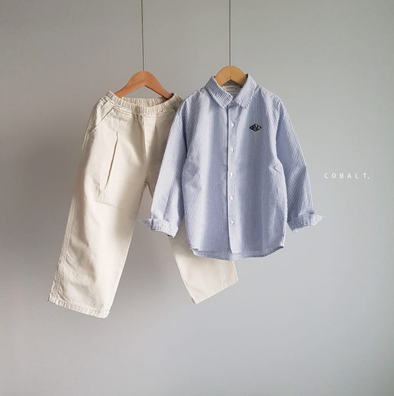 Cobalt - Korean Children Fashion - #discoveringself - C Embroidery Shirt - 9