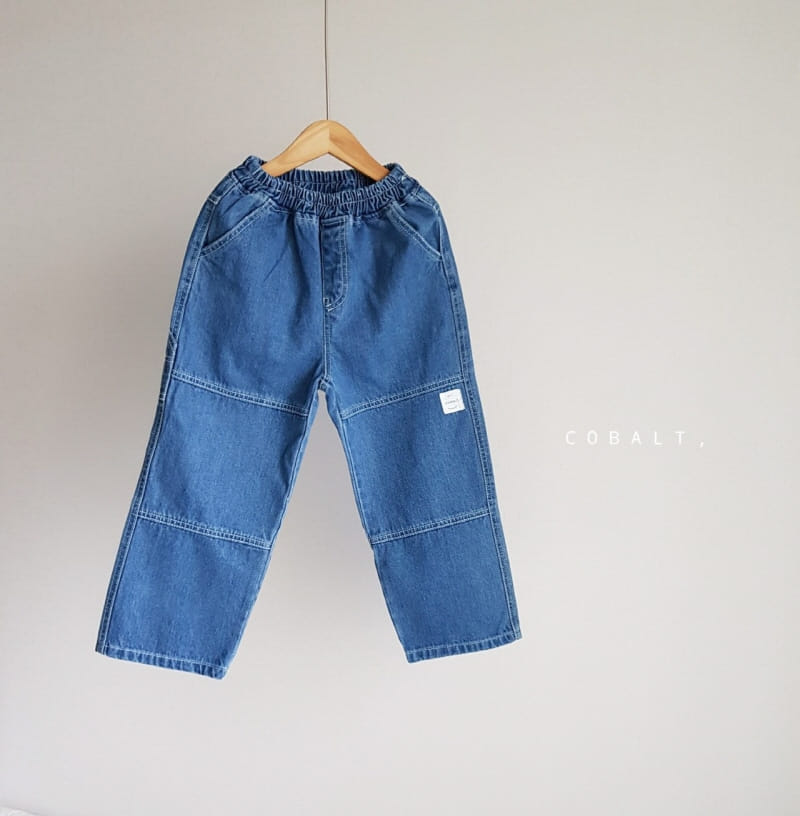 Cobalt - Korean Children Fashion - #kidsshorts - Carpenter Denim Pants - 2
