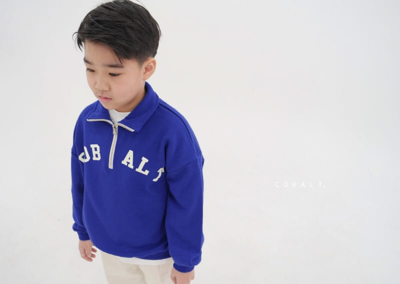 Cobalt - Korean Children Fashion - #kidsshorts - CBT half Zip Up - 10