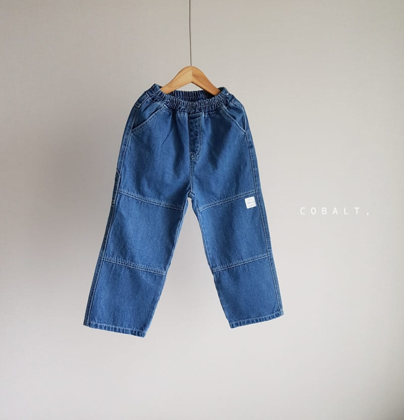 Cobalt - Korean Children Fashion - #kidsstore - Carpenter Denim Pants - 4