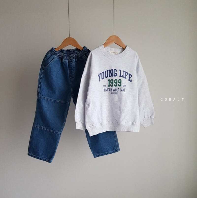 Cobalt - Korean Children Fashion - #littlefashionista - Carpenter Denim Pants - 6