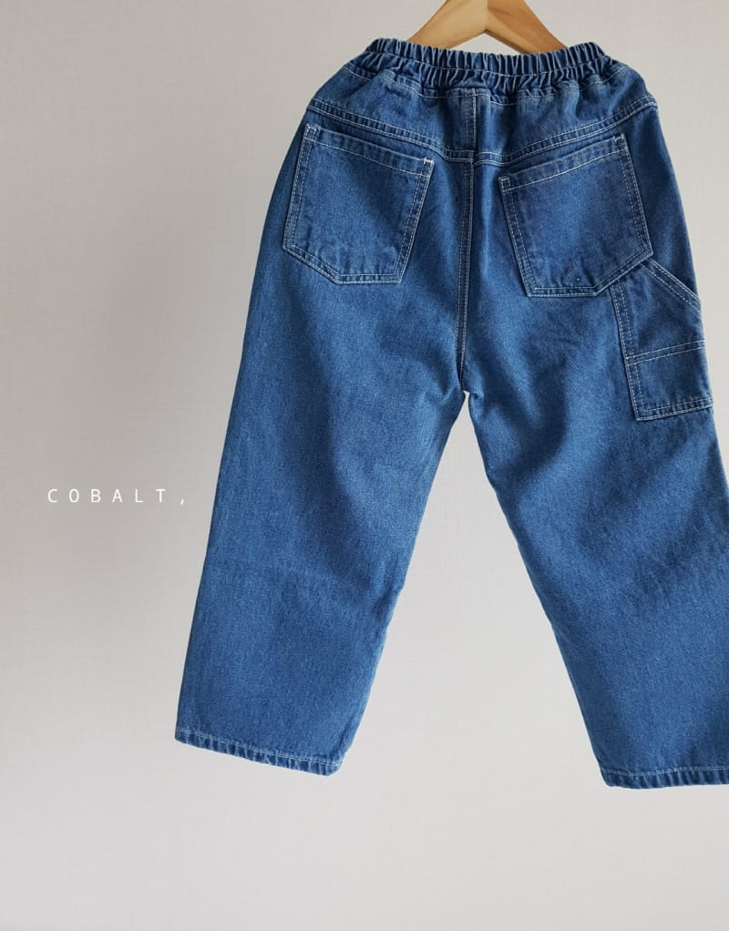 Cobalt - Korean Children Fashion - #magicofchildhood - Carpenter Denim Pants - 7