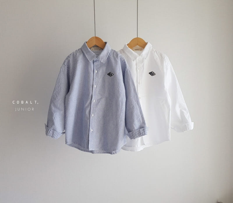 Cobalt - Korean Children Fashion - #magicofchildhood - C Embroidery Shirt - 2