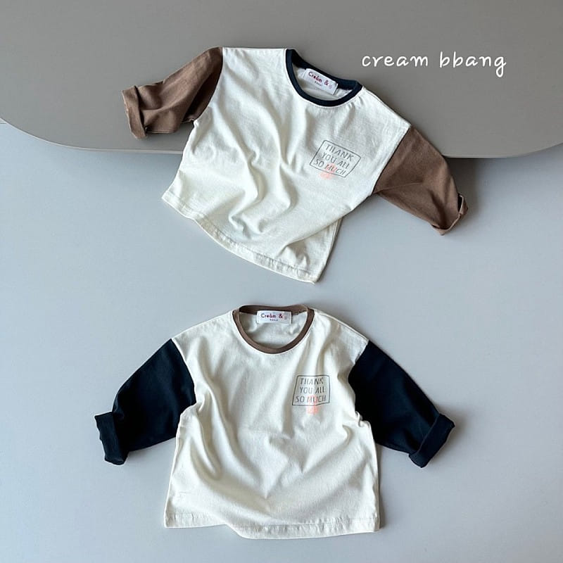 Cream Bbang - Korean Children Fashion - #Kfashion4kids - Thank You Color Single Tee - 9