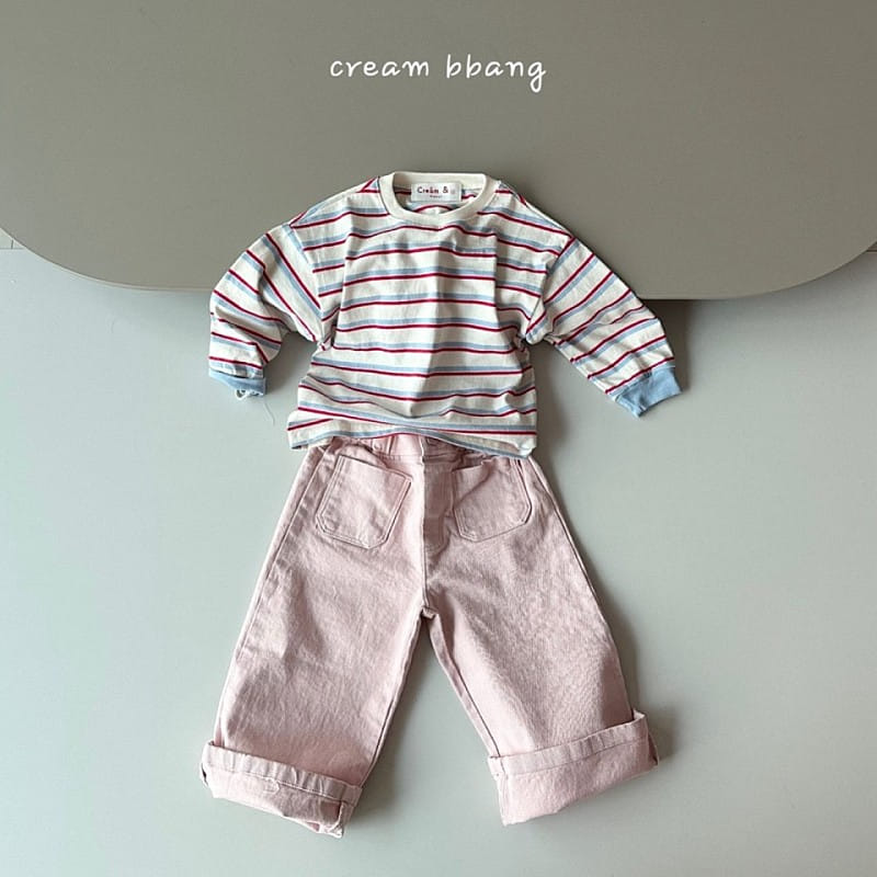 Cream Bbang - Korean Children Fashion - #Kfashion4kids - Half Open C Straight Pants - 6