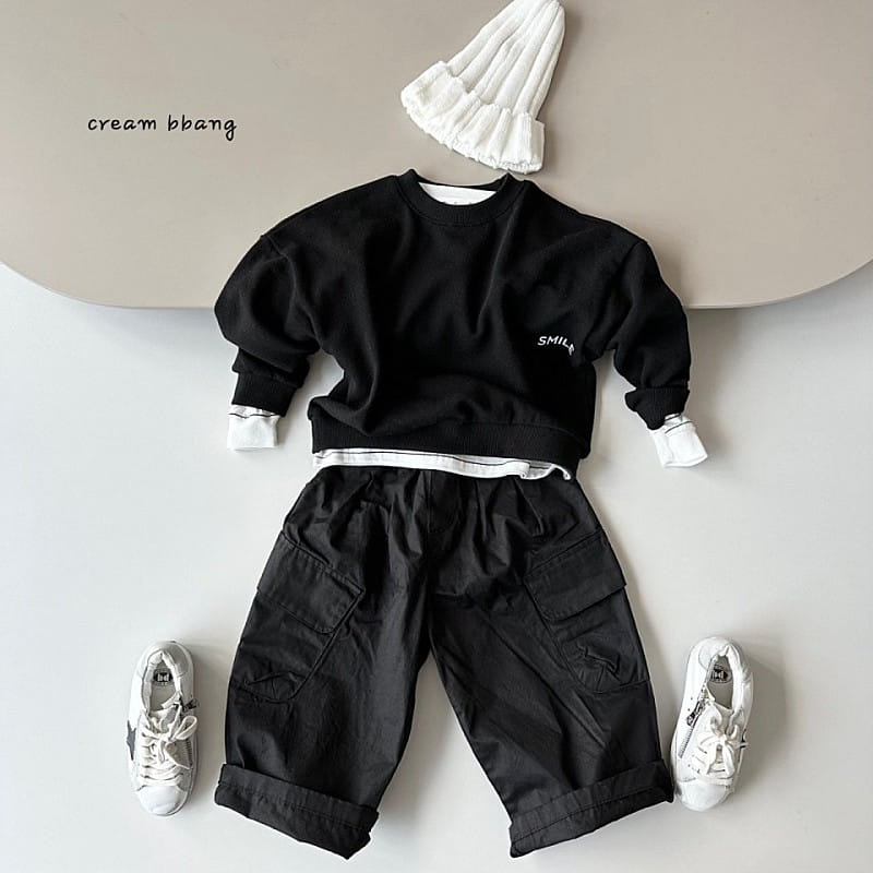 Cream Bbang - Korean Children Fashion - #Kfashion4kids - Gunbbang Wide Pants