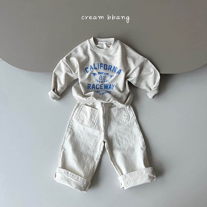 Cream Bbang - Korean Children Fashion - #childofig - Half Open C Straight Pants - 11