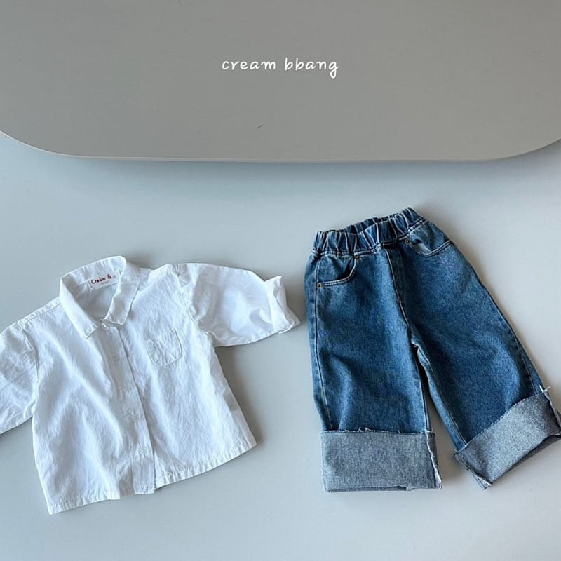 Cream Bbang - Korean Children Fashion - #childrensboutique - Soft Rayon Shirt - 6