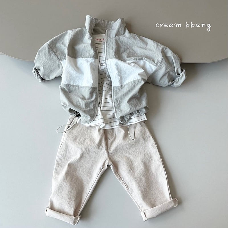 Cream Bbang - Korean Children Fashion - #designkidswear - Color Windbreak - 10