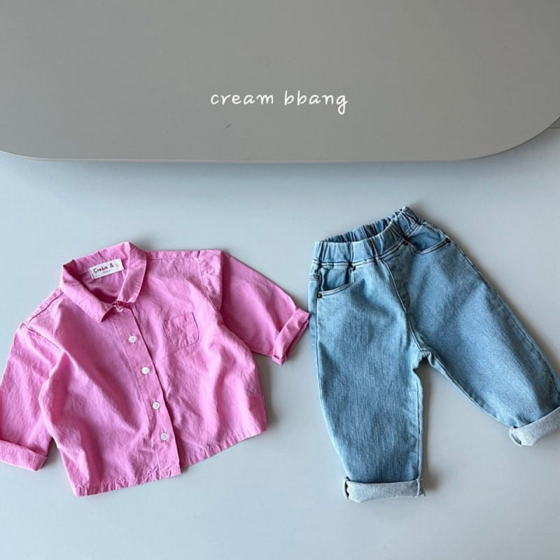 Cream Bbang - Korean Children Fashion - #designkidswear - Soft Rayon Shirt - 7