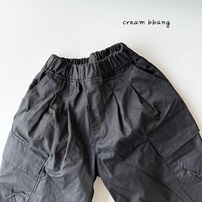 Cream Bbang - Korean Children Fashion - #designkidswear - Gunbbang Wide Pants - 9