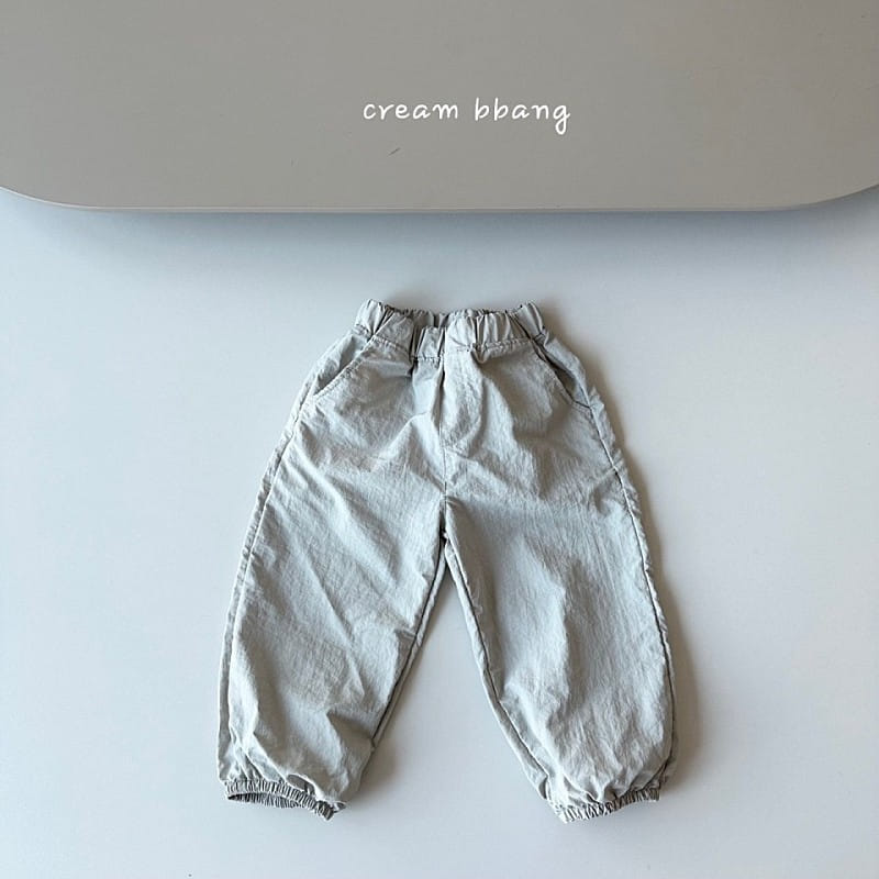 Cream Bbang - Korean Children Fashion - #designkidswear - Wind Jogger Pants