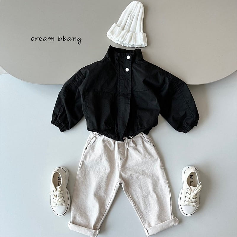 Cream Bbang - Korean Children Fashion - #kidzfashiontrend - Over Fit C Jumper
