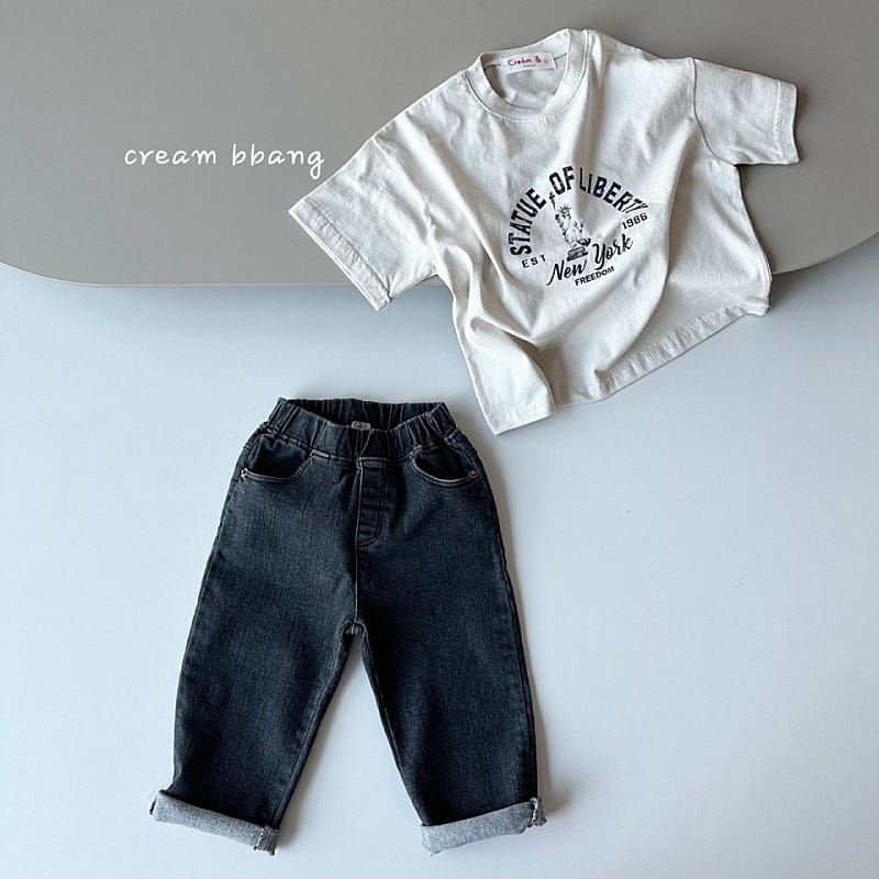 Cream Bbang - Korean Children Fashion - #littlefashionista - New York Short Sleeve Tee - 9