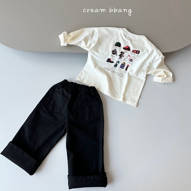 Cream Bbang - Korean Children Fashion - #littlefashionista - Simple C Wide Pants - 5