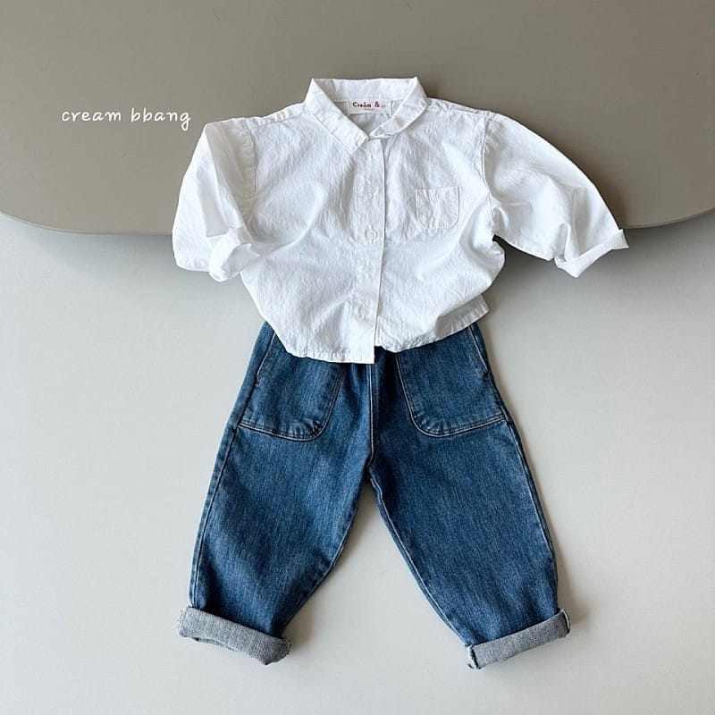 Cream Bbang - Korean Children Fashion - #toddlerclothing - Soft Rayon Shirt - 4