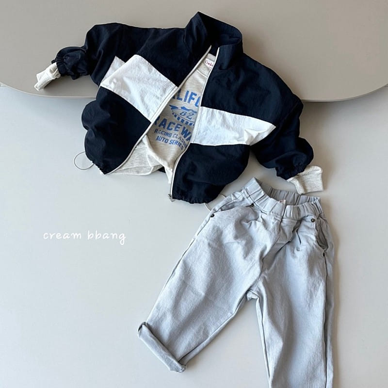 Cream Bbang - Korean Children Fashion - #toddlerclothing - Color Windbreak - 6