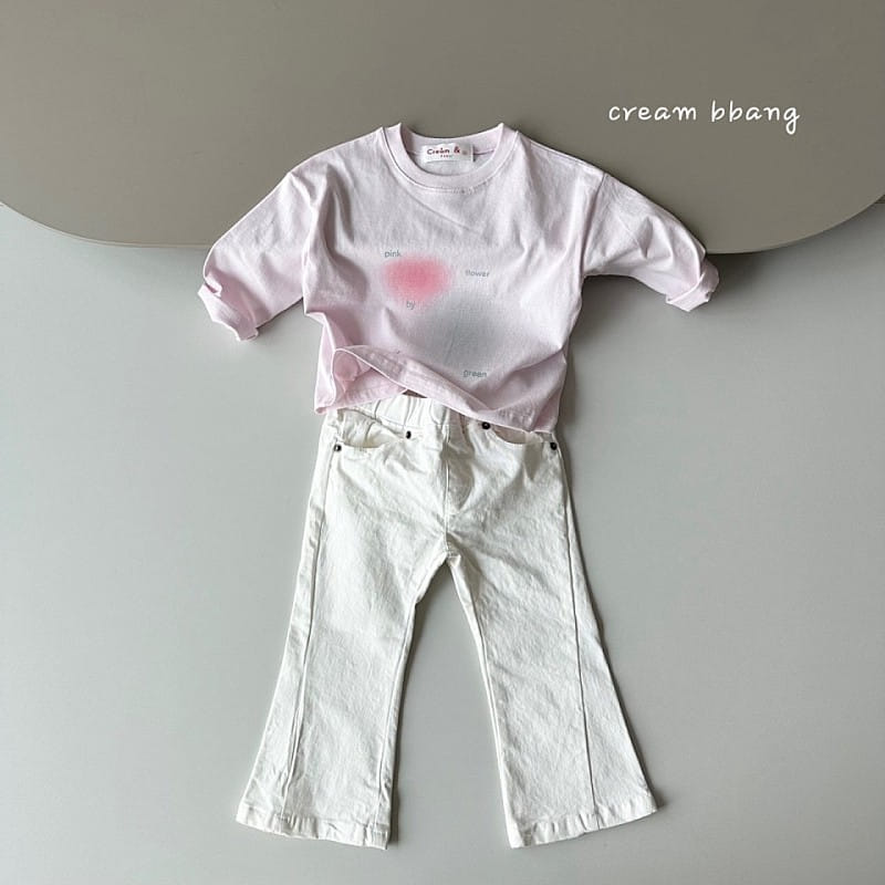 Cream Bbang - Korean Children Fashion - #toddlerclothing - Music Single Tee