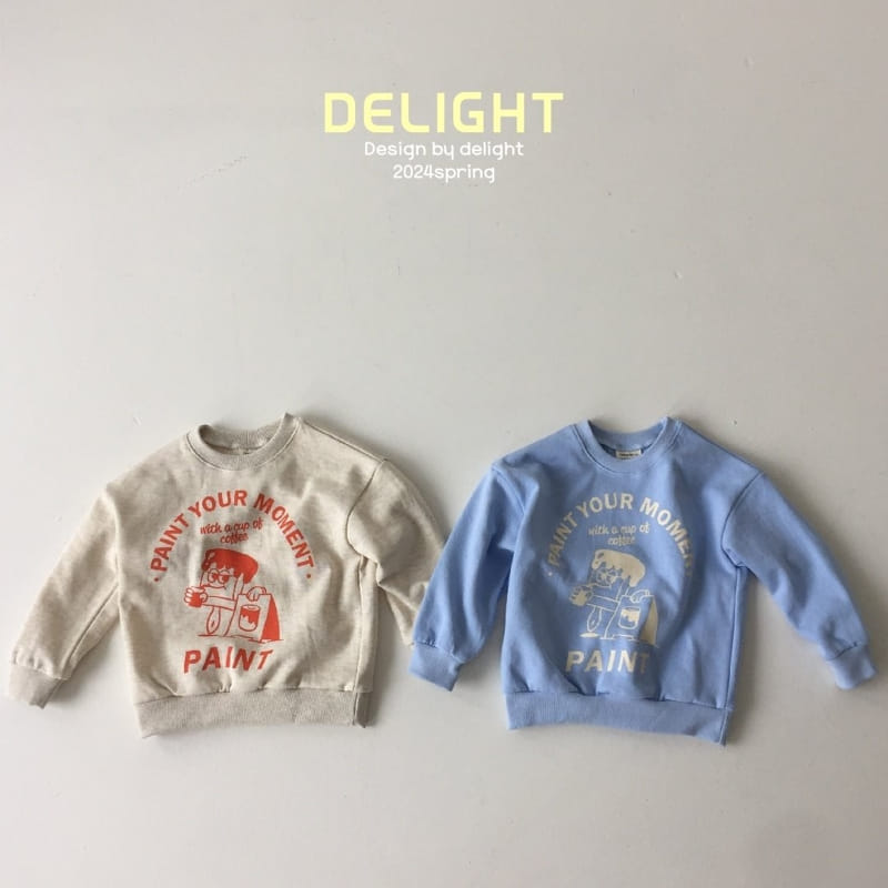 Delight - Korean Children Fashion - #prettylittlegirls - Paint Sweatshirt - 2