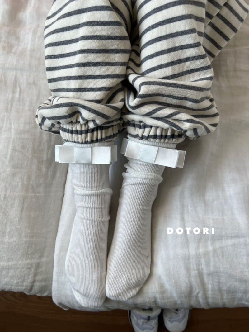 Dotori - Korean Children Fashion - #childofig - Rib Ribbon Knee Socks - 6